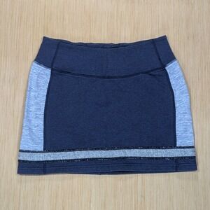 Lululemon Athletica Skirt Mini Refresh Soft French Terry Knit Women's 6 Athletic